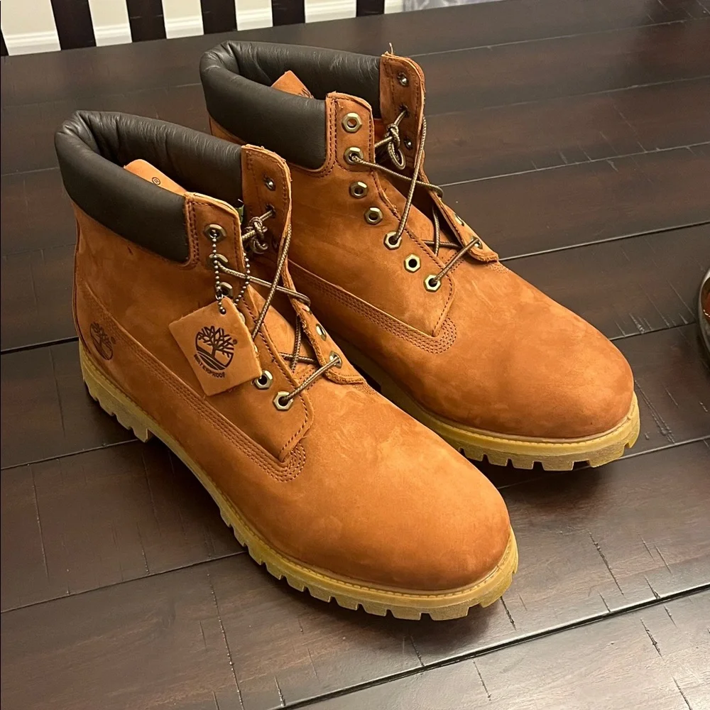 Timberland 6” Premium Boots 6768R Brown new Mens Size 13